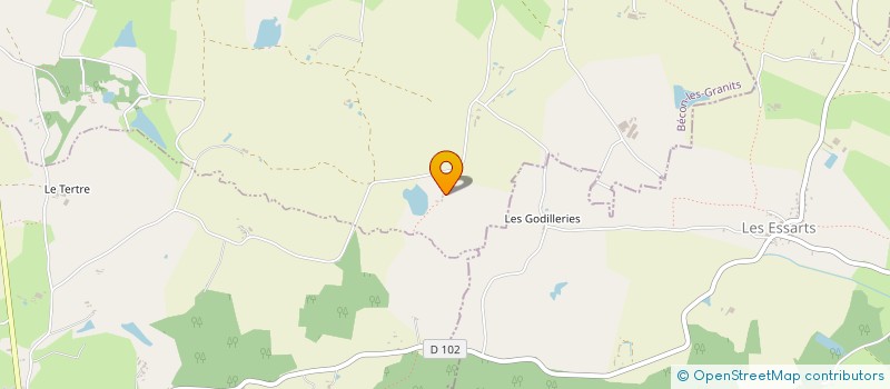 localisation de l'entreprise GROUPEMENT AGRICOLE D'EXPLOITATION EN COMMUN AGREE DE LA ROUSSERIE à VAL D'ERDRE-AUXENCE