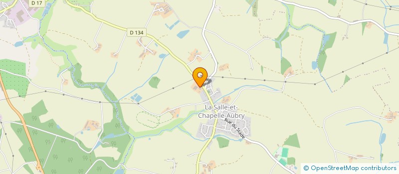 localisation de l'entreprise GROUPEMENT AGRICOLE D'EXPLOITATION EN COMMUN AGREE DE LA SAULAIE à MONTREVAULT-SUR-EVRE
