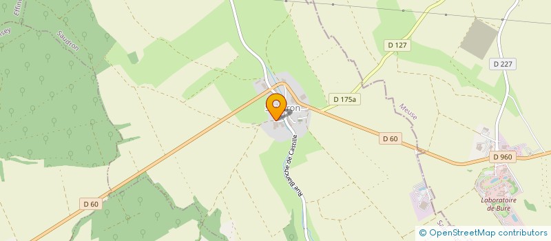 localisation de l'entreprise GROUPEMENT AGRICOLE D'EXPLOITATION EN COMMUN AGREE DE ROUSSET à SAUDRON