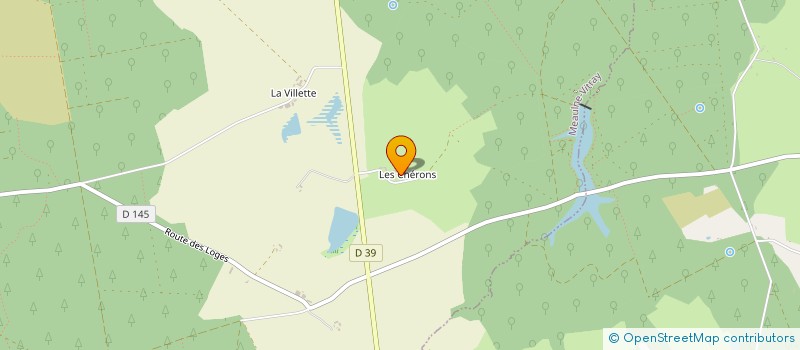 localisation de l'entreprise GROUPEMENT AGRICOLE D EXPLOITATION EN COMMUN AGREE DES CHERONS à MEAULNE-VITRAY