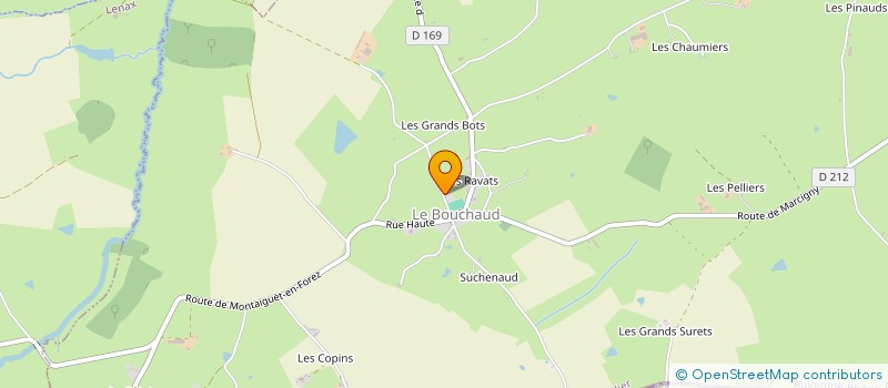 localisation de l'entreprise GROUPEMENT AGRICOLE D EXPLOITATION EN COMMUN AGREE DES DEGUETS à LE DONJON