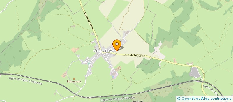 localisation de l'entreprise GROUPEMENT AGRICOLE D'EXPLOITATION EN COMMUN AGREE DES FRENES à BANNANS