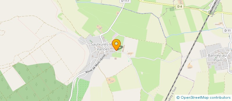 localisation de l'entreprise GROUPEMENT AGRICOLE D'EXPLOITATION EN COMMUN AGREE DES MAQUINS  SAULXURES-LES-VANNES