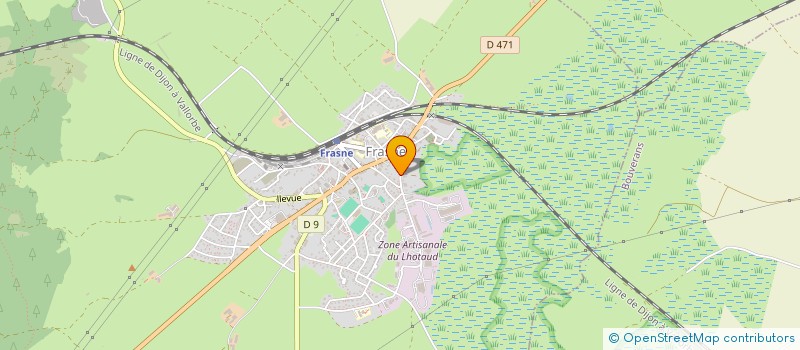 localisation de l'entreprise GROUPEMENT AGRICOLE D'EXPLOITATION EN COMMUN AGREE DES MYRTILLES à FRASNE