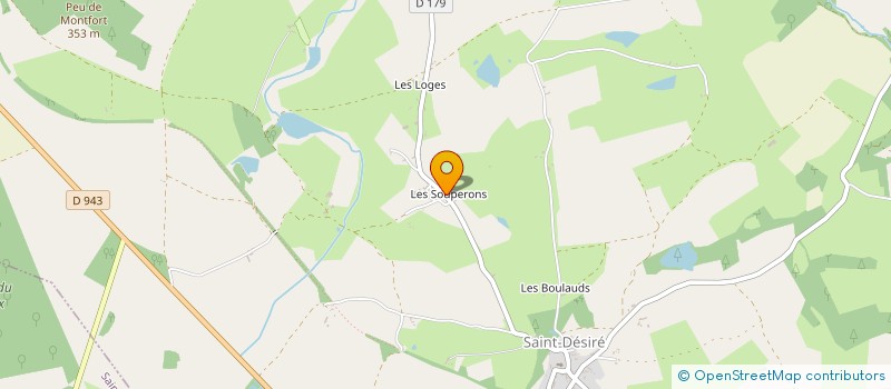 localisation de l'entreprise GROUPEMENT AGRICOLE D EXPLOITATION EN COMMUN AGREE DES PEUX à SAINT-DESIRE