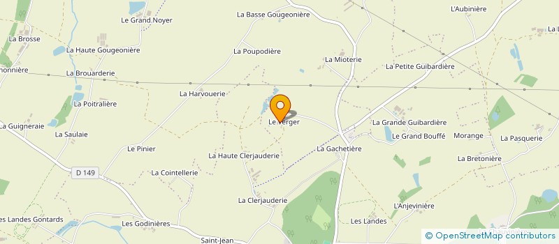 localisation de l'entreprise GROUPEMENT AGRICOLE D'EXPLOITATION EN COMMUN AGREE DES PRAIRIES à CHEMILLE-EN-ANJOU