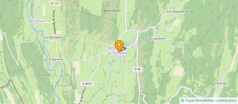 localisation de l'entreprise GROUPEMENT AGRICOLE D'EXPLOITATION EN COMMUN AGREE DES TEMPLIERS à MONTLAINSIA