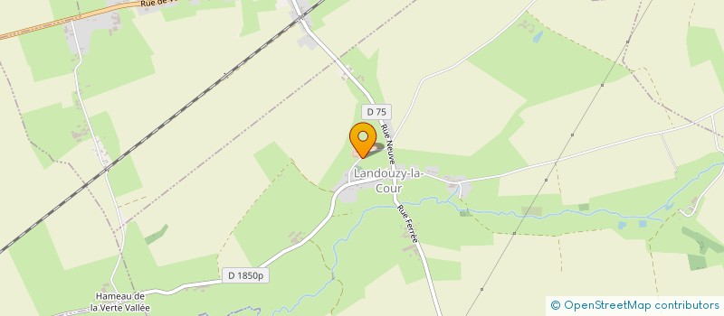 localisation de l'entreprise GROUPEMENT AGRICOLE D'EXPLOITATION EN COMMUN AGREE DES TERRES LAITIERES  LANDOUZY-LA-COUR