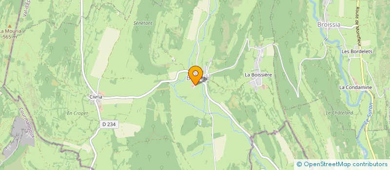 localisation de l'entreprise GROUPEMENT AGRICOLE D'EXPLOITATION EN COMMUN AGREE DU BOURNEY à VAL SURAN