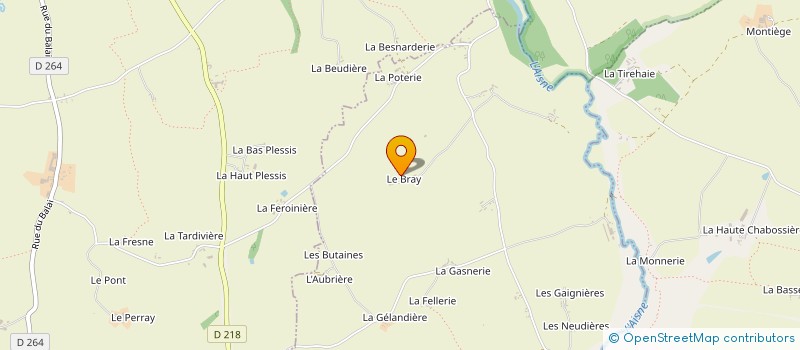 localisation de l'entreprise GROUPEMENT AGRICOLE D EXPLOITATION EN COMMUN AGREE DU BRAY ERNOUX à SAINT-AIGNAN-DE-COUPTRAIN