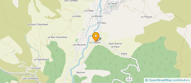 localisation de l'entreprise GROUPEMENT AGRICOLE D'EXPLOITATION EN COMMUN AGREE DU CHEVALET à THOARD