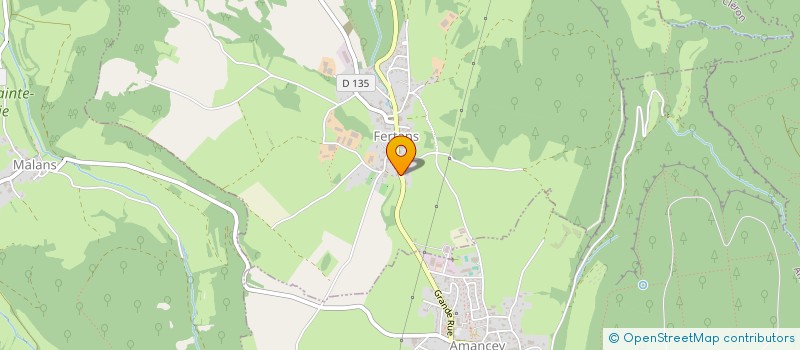localisation de l'entreprise GROUPEMENT AGRICOLE D EXPLOITATION EN COMMUN AGREE DU LISON à ETERNOZ