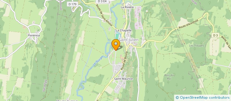 localisation de l'entreprise GROUPEMENT AGRICOLE D'EXPLOITATION EN COMMUN AGREE DU MOULIN BARRAUD à VAL SURAN