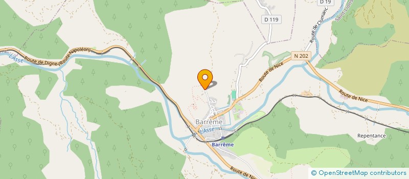 localisation de l'entreprise GROUPEMENT AGRICOLE D'EXPLOITATION EN COMMUN AGREE DU PARAIRE  BARREME