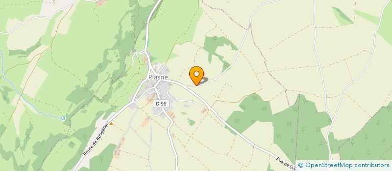 localisation de l'entreprise GROUPEMENT AGRICOLE D'EXPLOITATION EN COMMUN AGREE DU POMMIER BLANC à PLASNE