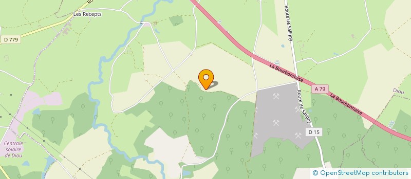 localisation de l'entreprise GROUPEMENT AGRICOLE D'EXPLOITATION EN COMMUN AGREE DU TRONCAIS à DOMPIERRE-SUR-BESBRE