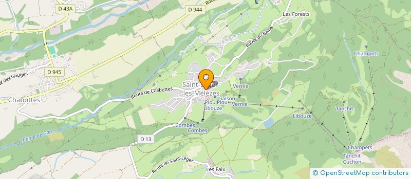 localisation de l'entreprise GROUPEMENT AGRICOLE D'EXPLOITATION EN COMMUN AGREE EYRAUD  FOREST-SAINT-JULIEN