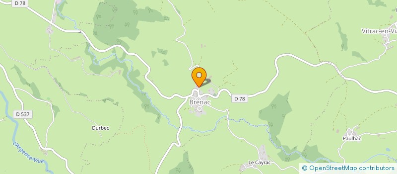 localisation de l'entreprise GROUPEMENT AGRICOLE D'EXPLOITATION EN COMMUN AGREE FAGEGALTIER à ARGENCES EN AUBRAC