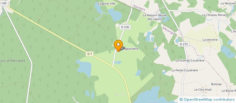 localisation de l'entreprise GROUPEMENT AGRICOLE D EXPLOITATION EN COMMUN AGREE FOUCRAYERE à EVRON
