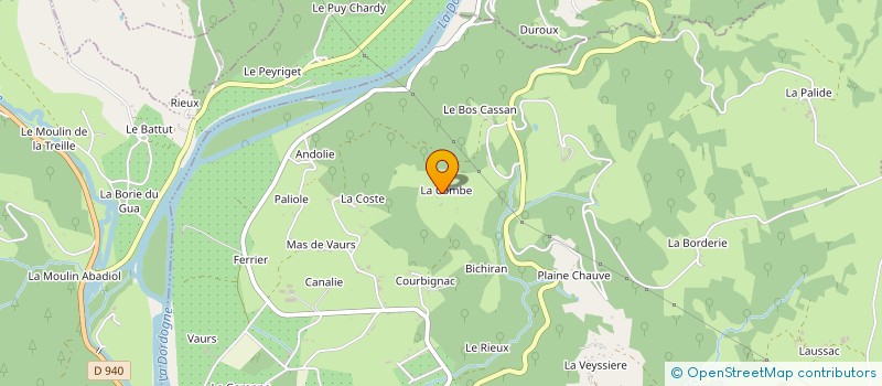 localisation de l'entreprise GROUPEMENT AGRICOLE D'EXPLOITATION EN COMMUN AGREE GRANVAL GUY ET FABIEN à ALTILLAC