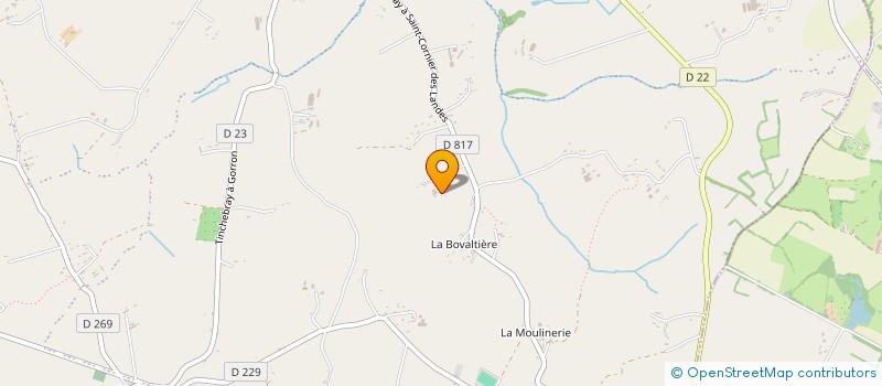 localisation de l'entreprise GROUPEMENT AGRICOLE D'EXPLOITATION EN COMMUN AGREE HALBOUT à TINCHEBRAY-BOCAGE