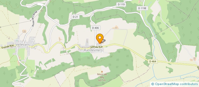 localisation de l'entreprise GROUPEMENT AGRICOLE D'EXPLOITATION EN COMMUN AGREE HUOT VIGNON  RANDEVILLERS