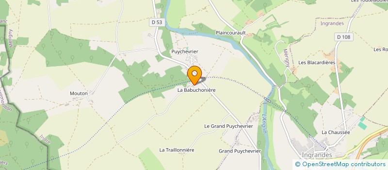 localisation de l'entreprise GROUPEMENT AGRICOLE D'EXPLOITATION EN COMMUN AGREE LA BEDONNIERE à LINGE