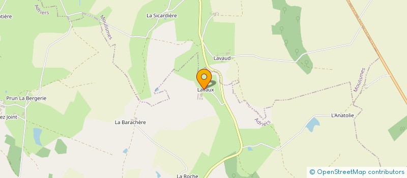 localisation de l'entreprise GROUPEMENT AGRICOLE D'EXPLOITATION EN COMMUN AGREE LA DIMERIE  ADRIERS