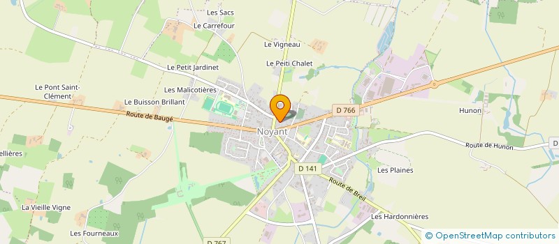 localisation de l'entreprise GROUPEMENT AGRICOLE D'EXPLOITATION EN COMMUN AGREE LA FRAIRIE à NOYANT-VILLAGES