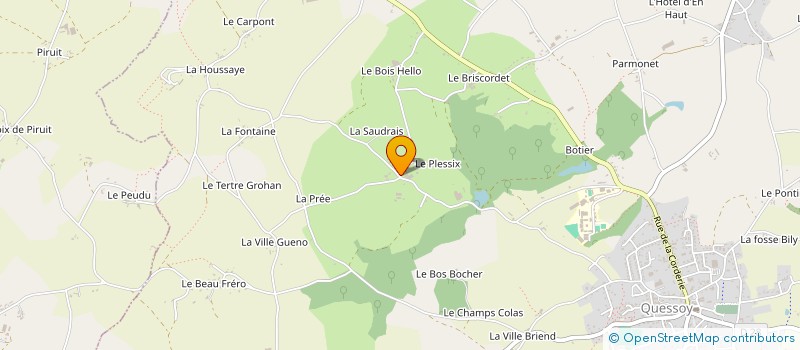 localisation de l'entreprise GROUPEMENT AGRICOLE D'EXPLOITATION EN COMMUN AGREE LE MOINE BERTRAND à QUESSOY