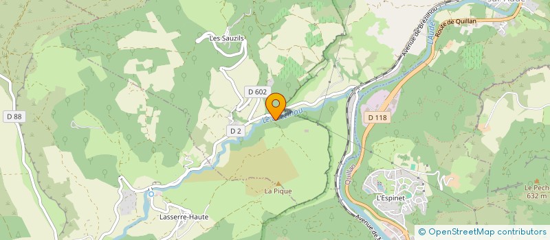 localisation de l'entreprise GROUPEMENT AGRICOLE D'EXPLOITATION EN COMMUN AGREE LES ANTIP'AUDE à VAL-DU-FABY