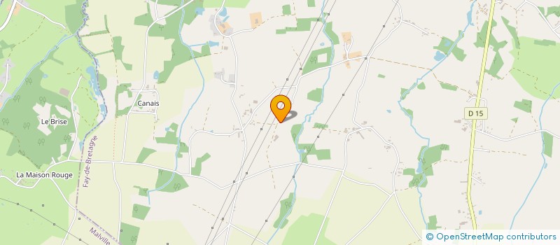 localisation de l'entreprise GROUPEMENT AGRICOLE D'EXPLOITATION EN COMMUN AGREE LES FRISONS à FAY-DE-BRETAGNE
