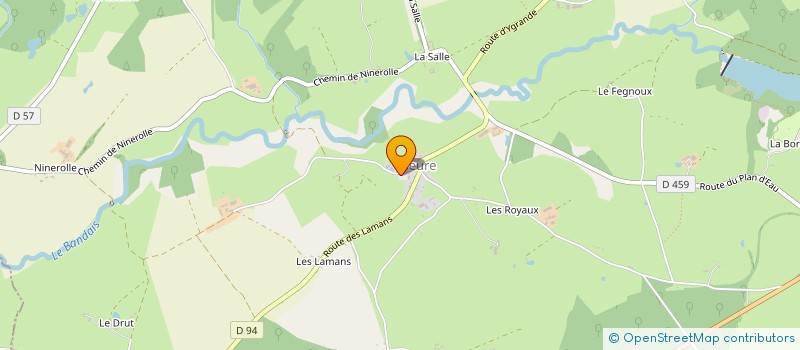 localisation de l'entreprise GROUPEMENT AGRICOLE D'EXPLOITATION EN COMMUN AGREE LES GRANGES MARMENAILLE  VIEURE