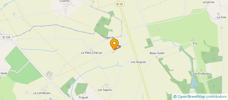 localisation de l'entreprise GROUPEMENT AGRICOLE D'EXPLOITATION EN COMMUN AGREE MAILLET  GUEMENE-PENFAO