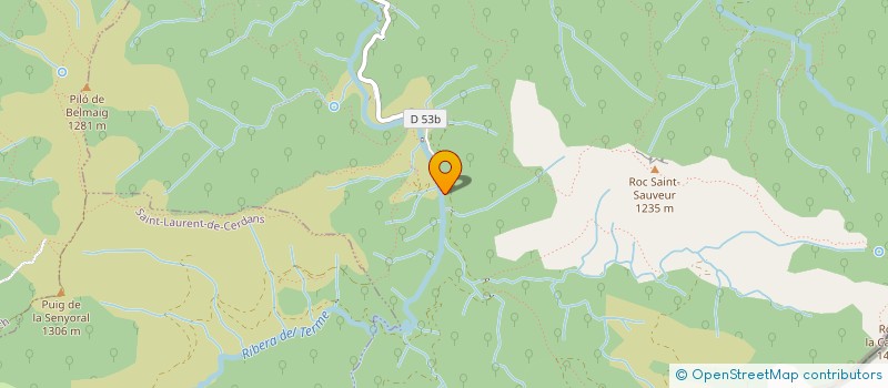 localisation de l'entreprise GROUPEMENT AGRICOLE D'EXPLOITATION EN COMMUN AGREE MAS PUJOL D ADALT  AMELIE-LES-BAINS-PALALDA