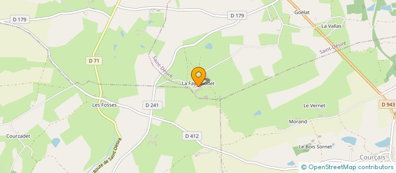 localisation de l'entreprise GROUPEMENT AGRICOLE D EXPLOITATION EN COMMUN AGREE MOREAU  VIPLAIX