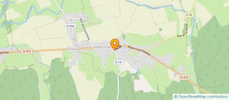 localisation de l'entreprise GROUPEMENT AGRICOLE D'EXPLOITATION EN COMMUN AGREE MORIN à MONTIGNY-LES-ARSURES