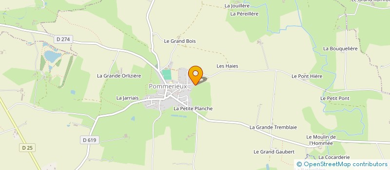 localisation de l'entreprise GROUPEMENT AGRICOLE D 'EXPLOITATION EN COMMUN AGREE PAILLARD à ATHEE