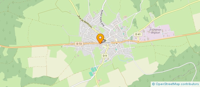 localisation de l'entreprise GROUPEMENT AGRICOLE D'EXPLOITATION EN COMMUN AGREE ROUSSET DU PEGANT à LEVIER