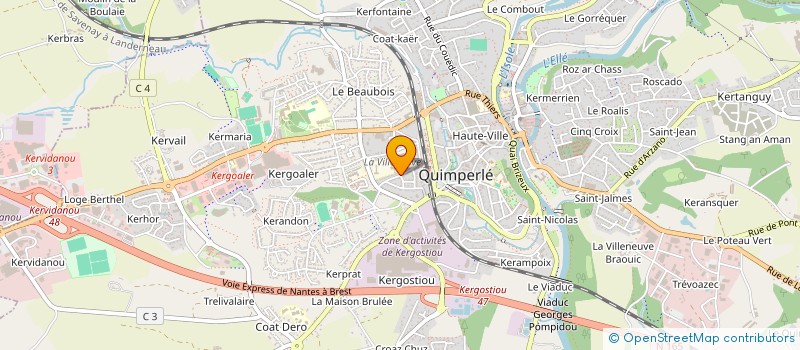 localisation de l'entreprise GROUPEMENT AGRICOLE D'EXPLOITATION EN COMMUN AGREE VILLENEUVE BIHAN à ARZANO