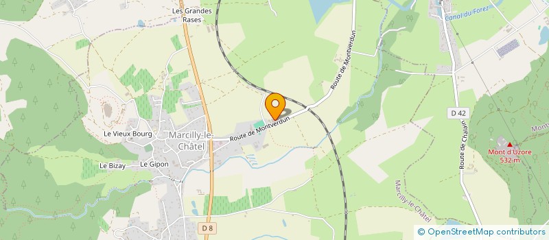 localisation de l'entreprise GROUPEMENT AGRICOLE D EXPLOITATION EN COMMUN ANDRE à MARCILLY-LE-CHATEL