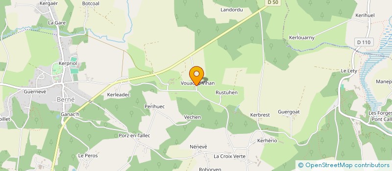 localisation de l'entreprise GROUPEMENT AGRICOLE D'EXPLOITATION EN COMMUN AR PORZH à BERNE
