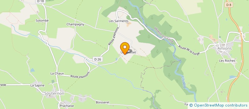 localisation de l'entreprise GROUPEMENT AGRICOLE D'EXPLOITATION EN COMMUN AU PRE DE PAUL, ET PAR ABREVIATION GAEC AU PRE DE PAUL  SOUTERNON