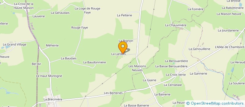 localisation de l'entreprise GROUPEMENT AGRICOLE D'EXPLOITATION EN COMMUN BASSE LARDAIS à BOURGON