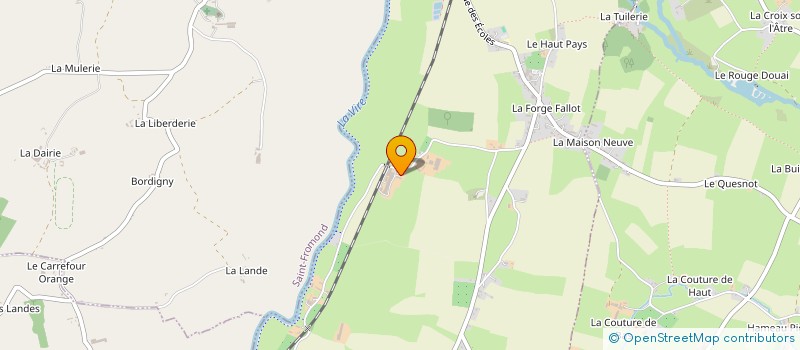 localisation de l'entreprise GROUPEMENT AGRICOLE D'EXPLOITATION EN COMMUN BEAUMARIE à AIREL