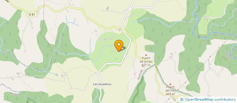 localisation de l'entreprise GROUPEMENT AGRICOLE D'EXPLOITATION EN COMMUN BEAUSEJOUR DES ABEILLES à RAYSSAC