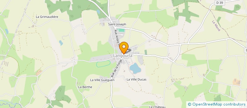 localisation de l'entreprise GROUPEMENT AGRICOLE D'EXPLOITATION EN COMMUN BEDEL à LE MENE
