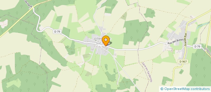 localisation de l'entreprise GROUPEMENT AGRICOLE D'EXPLOITATION EN COMMUN BELLEFONTAINE à VILLENEUVE-SUR-FERE