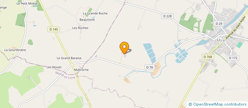 localisation de l'entreprise GROUPEMENT AGRICOLE D'EXPLOITATION EN COMMUN BERTHELOT à MIRE