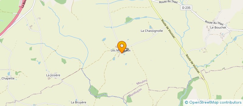 localisation de l'entreprise GROUPEMENT AGRICOLE D'EXPLOITATION EN COMMUN BMB à DEUX-CHAISES
